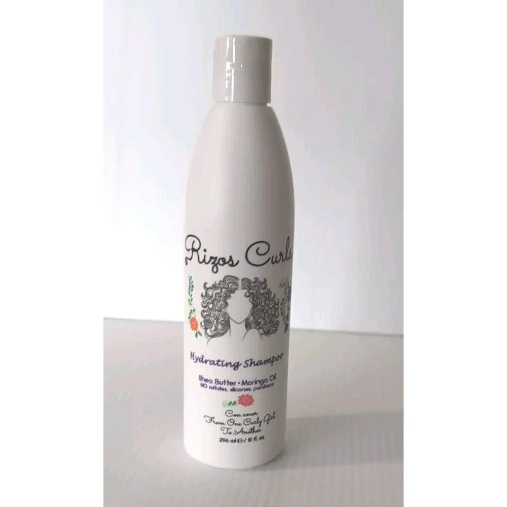 Rizos Curls Hydrating Shampoo with Shea Butter & Moringa Oil FULL SIZE - 10oz
